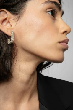 Best Zadig & Voltaire Cecilia Strass Earrings Oldgold